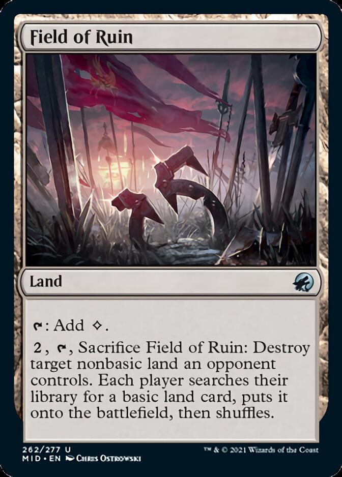 Field of Ruin [Innistrad: Midnight Hunt] | Golgari Games