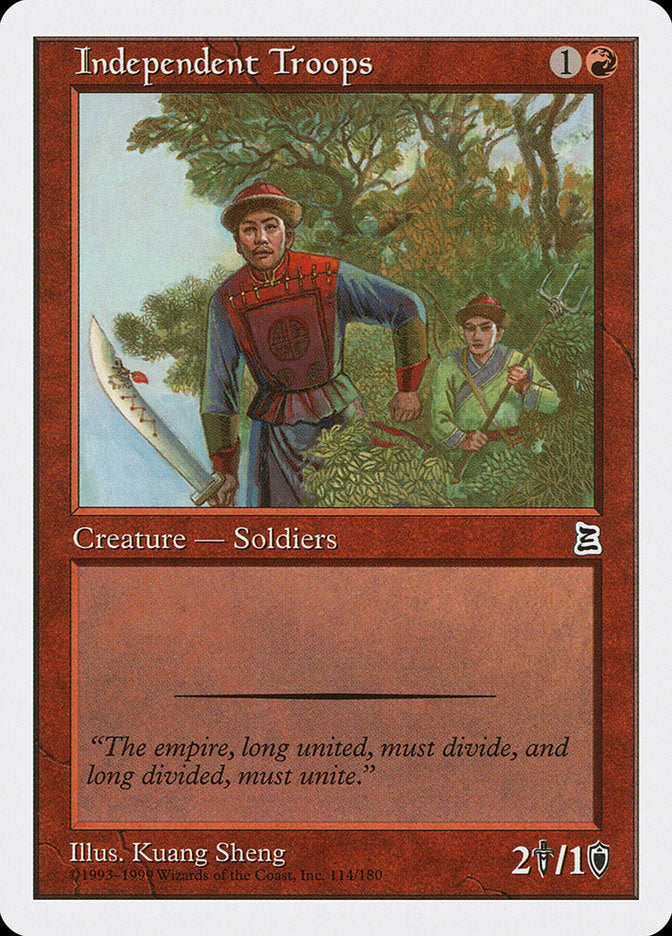 Independent Troops [Portal Three Kingdoms] | Local Legends