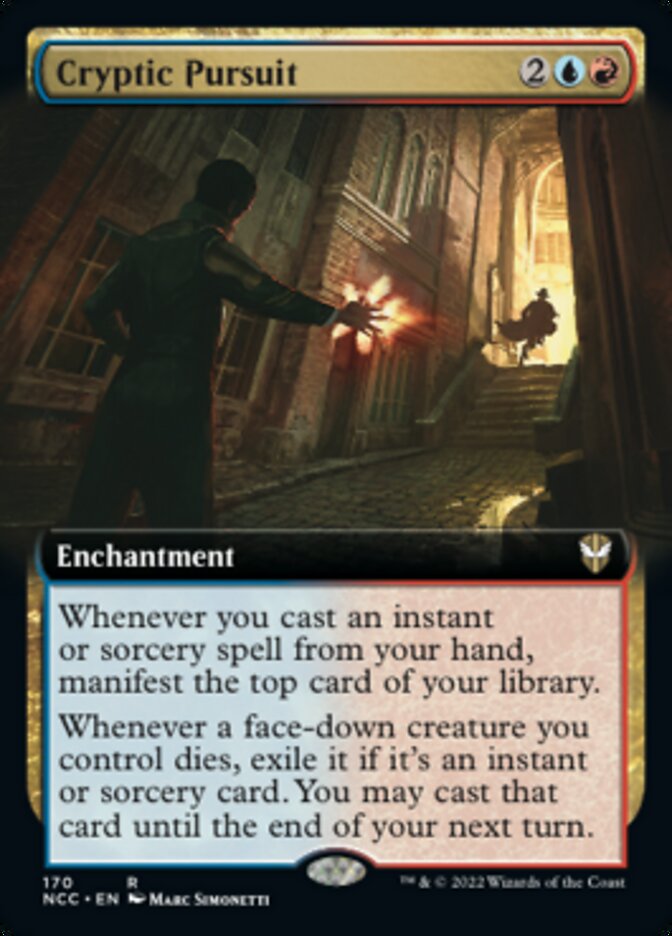 Cryptic Pursuit (Extended Art) [Streets of New Capenna Commander] | Local Legends