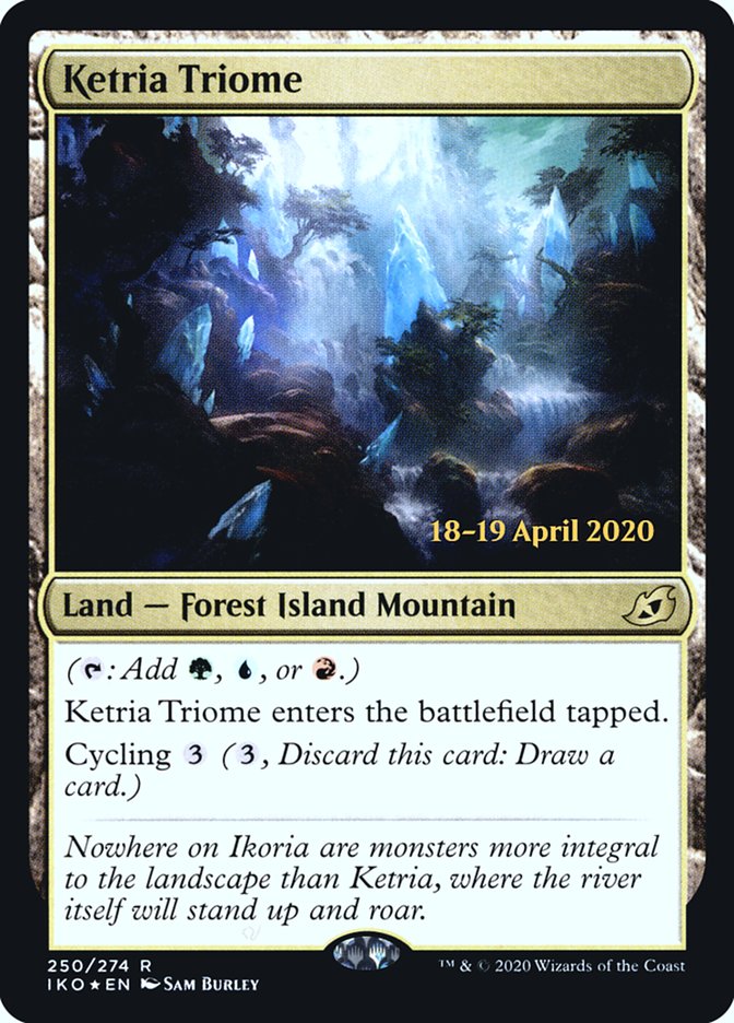 Ketria Triome [Ikoria: Lair of Behemoths Prerelease Promos] | Local Legends