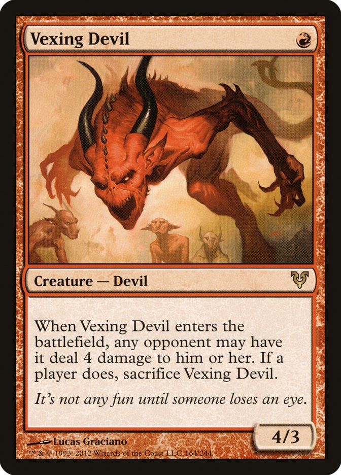 Vexing Devil [Avacyn Restored] | Golgari Games