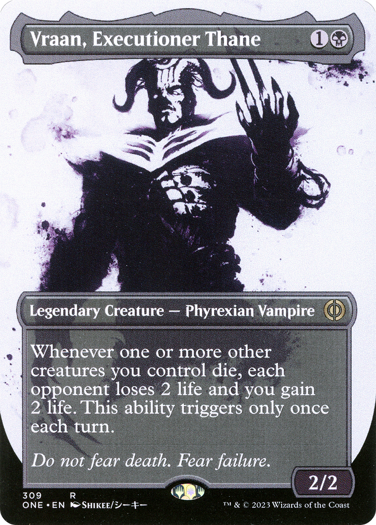 Vraan, Executioner Thane (Borderless Ichor) [Phyrexia: All Will Be One] | Golgari Games