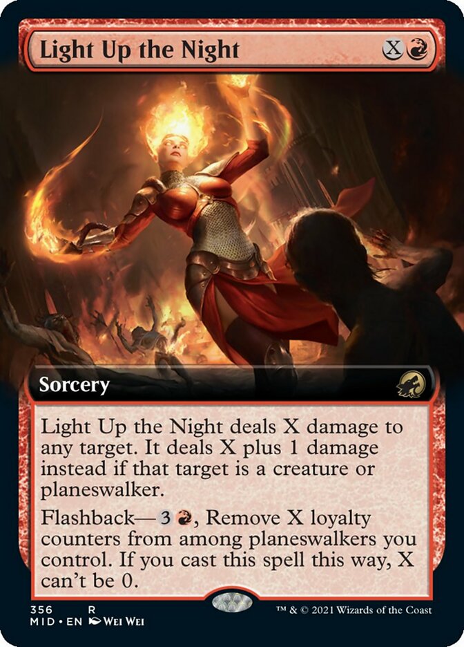 Light Up the Night (Extended Art) [Innistrad: Midnight Hunt] | Local Legends