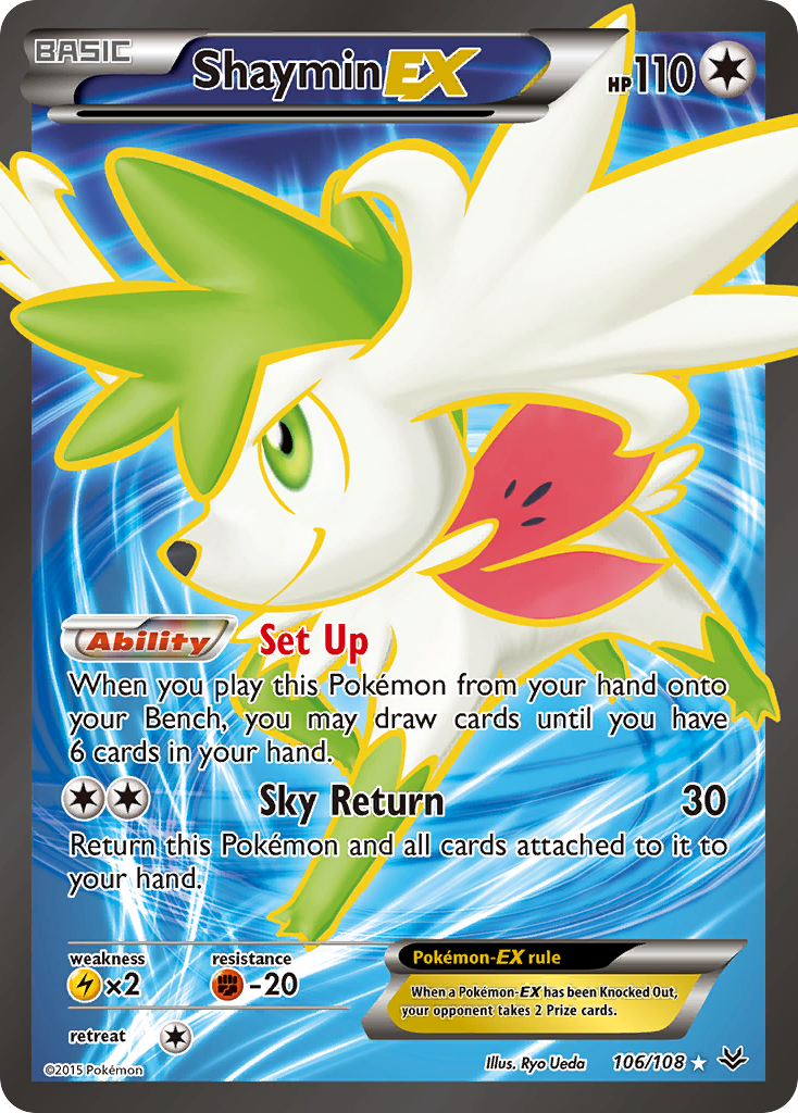 Shaymin EX (106/108) [XY: Roaring Skies] | Golgari Games