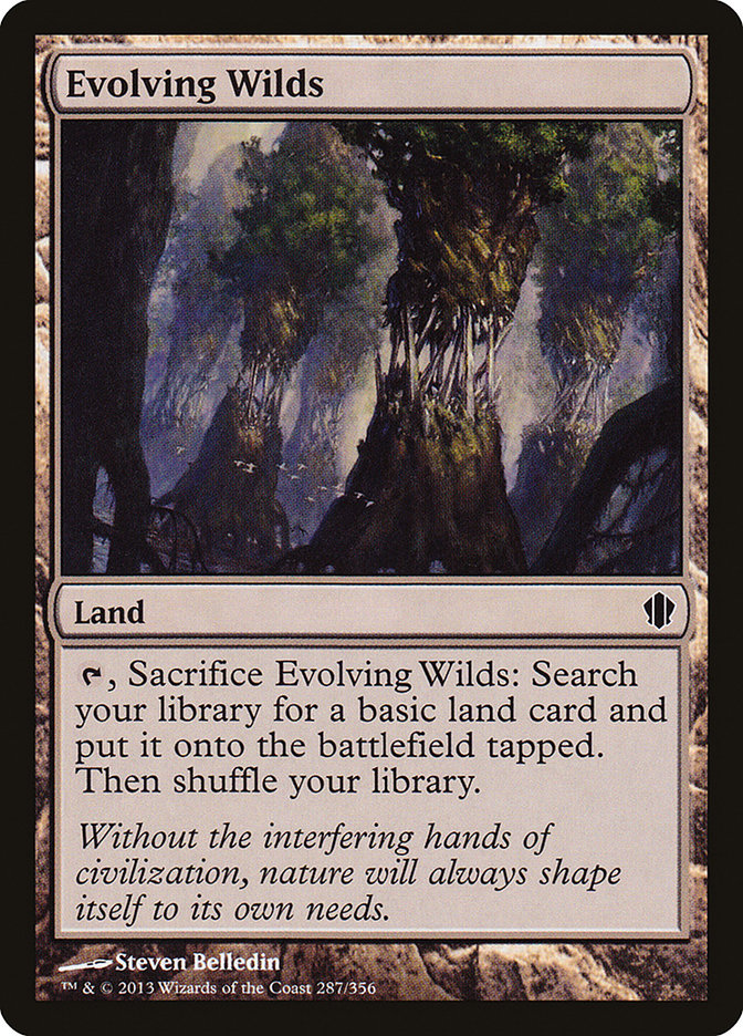 Evolving Wilds [Commander 2013] | Golgari Games