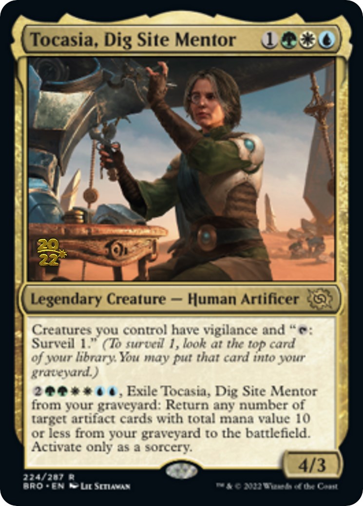 Tocasia, Dig Site Mentor [The Brothers' War: Prerelease Promos] | Golgari Games