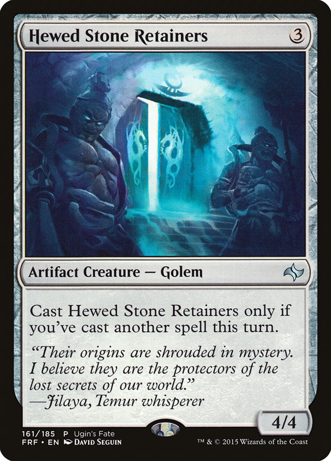 Hewed Stone Retainers [Ugin's Fate] | Golgari Games