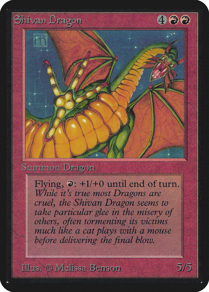 Shivan Dragon [Alpha Edition] | Golgari Games