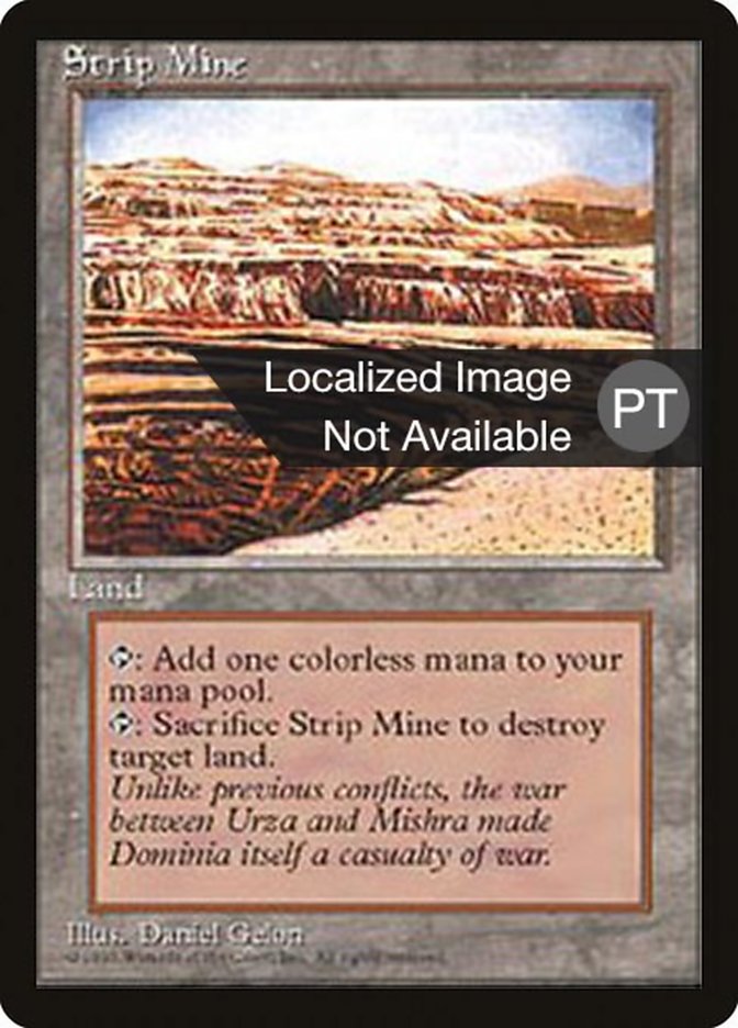 Strip Mine [Fourth Edition (Foreign Black Border)] | Local Legends