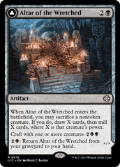 Altar of the Wretched // Wretched Bonemass [The Lost Caverns of Ixalan Commander] | Golgari Games