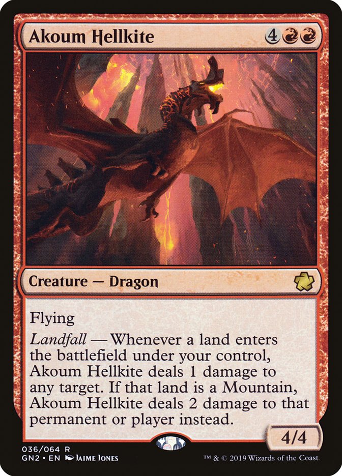 Akoum Hellkite [Game Night 2019] | Local Legends