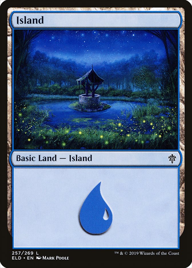 Island (257) [Throne of Eldraine] | Golgari Games