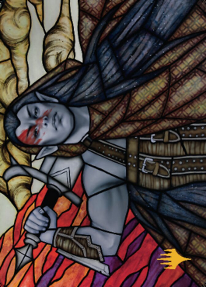 Radha, Coalition Warlord Art Card (Gold-Stamped Signature) [Dominaria United Art Series] | Local Legends