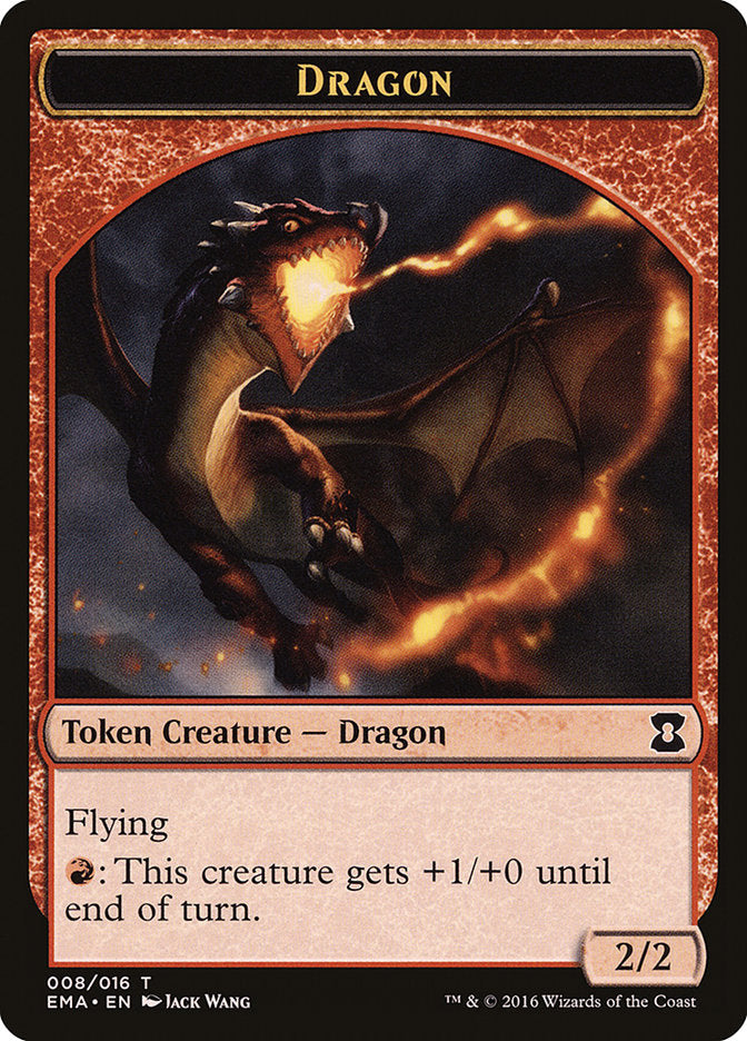 Dragon Token [Eternal Masters Tokens] | Golgari Games