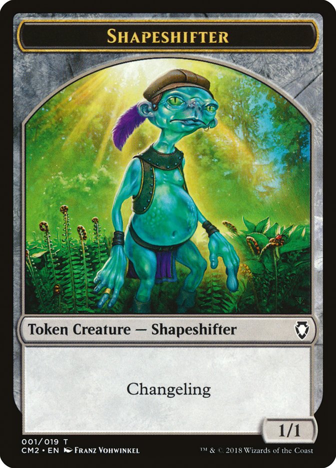 Shapeshifter Token [Commander Anthology Volume II Tokens] | Local Legends