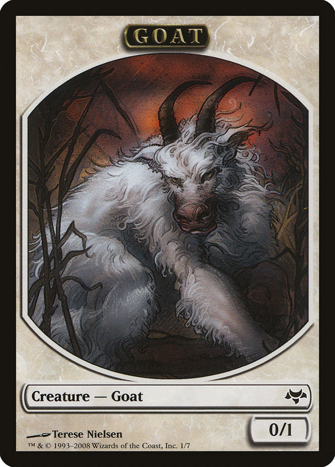 Goat Token [Eventide Tokens] | Golgari Games