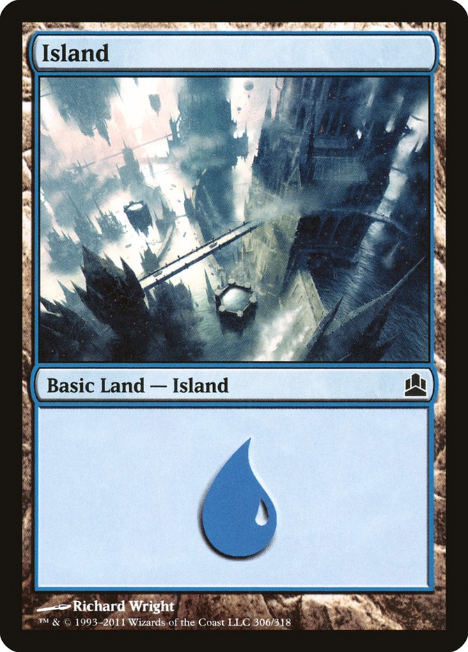 Island (306) [Commander 2011] | Golgari Games