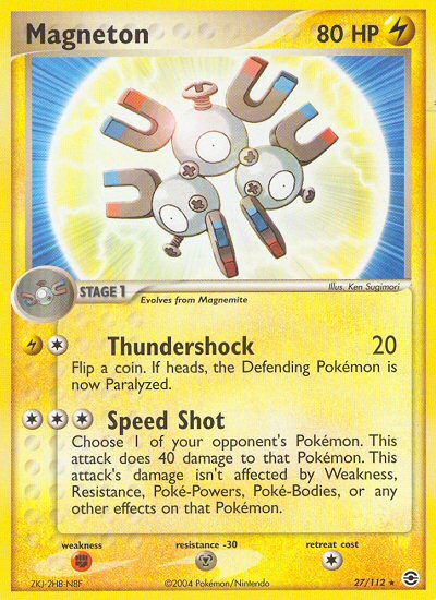 Magneton (27/112) [EX: FireRed & LeafGreen] | Golgari Games