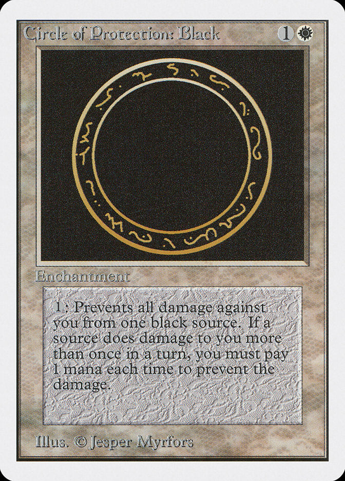 Circle of Protection: Black [Unlimited Edition] | Local Legends