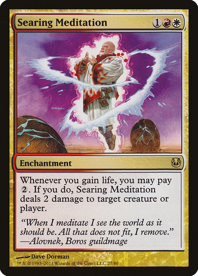 Searing Meditation [Duel Decks: Ajani vs. Nicol Bolas] | Local Legends