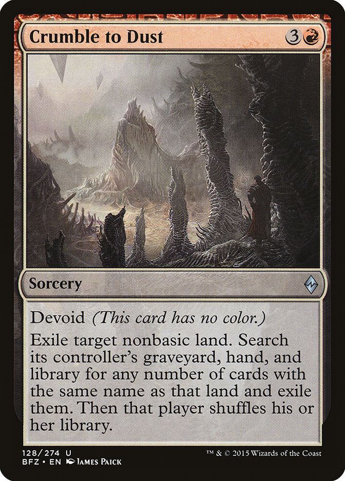 Crumble to Dust [Battle for Zendikar] | Local Legends