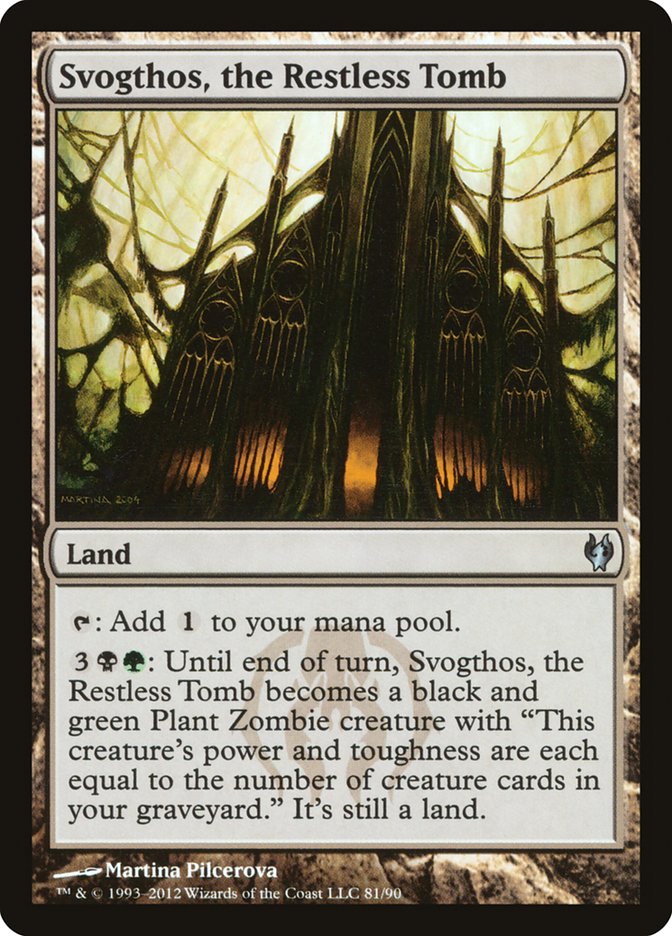 Svogthos, the Restless Tomb [Duel Decks: Izzet vs. Golgari] | Local Legends