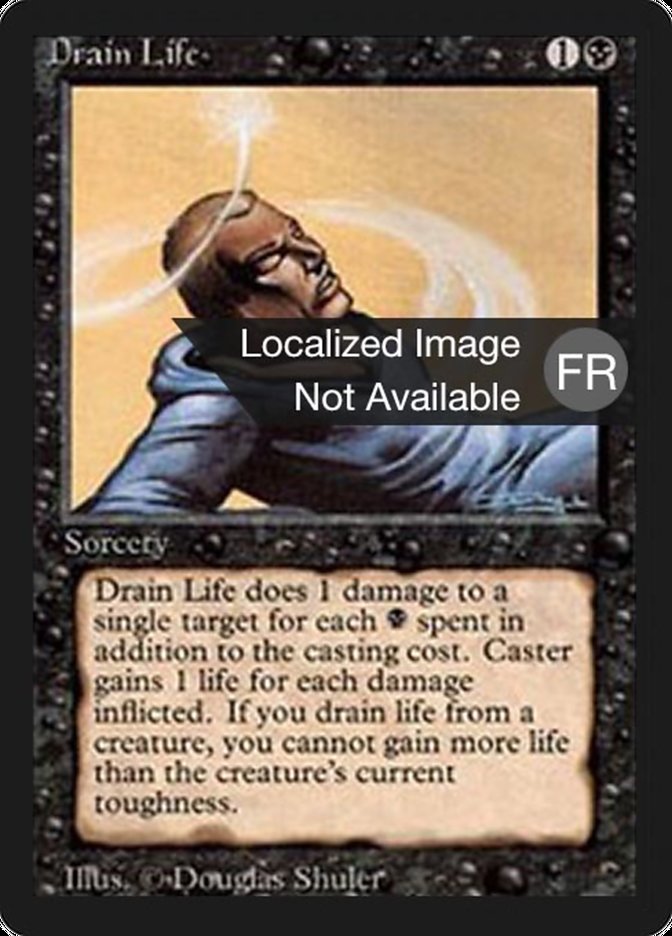 Drain Life [Foreign Black Border] | Golgari Games