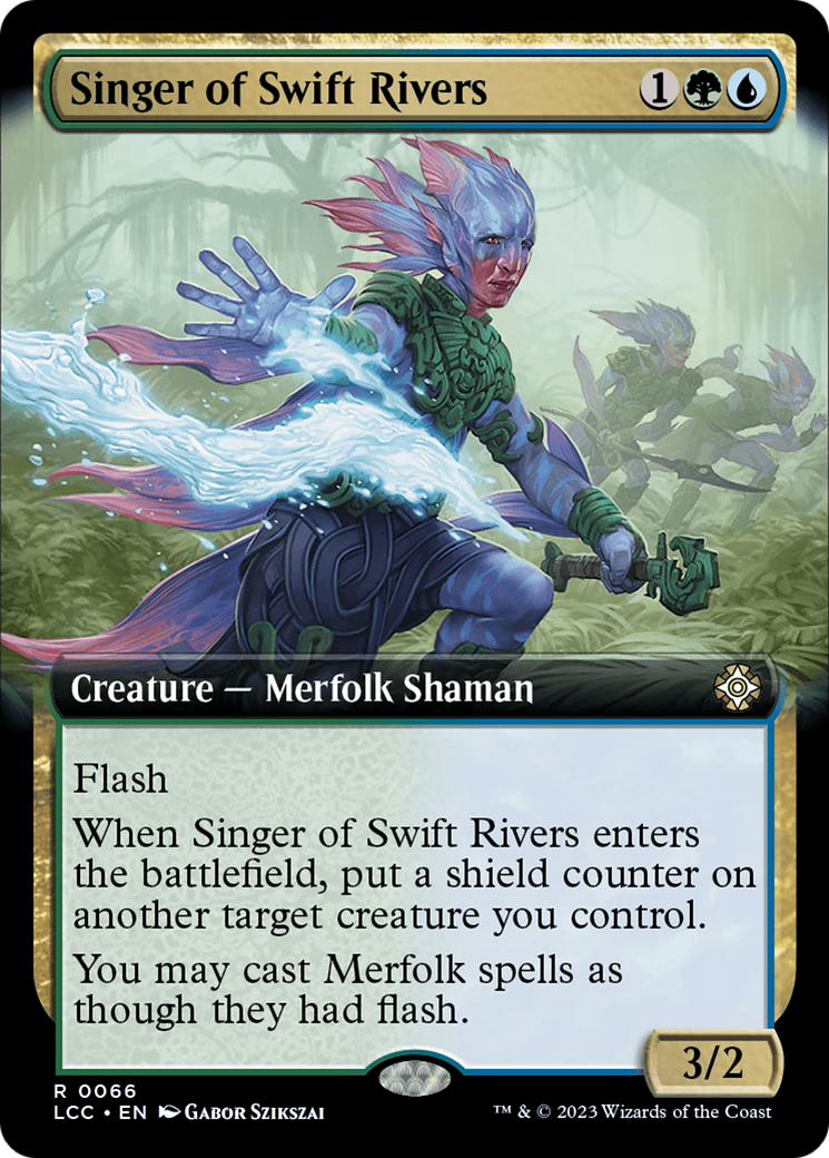 Singer of Swift Rivers (Extended Art) [The Lost Caverns of Ixalan Commander] | Golgari Games