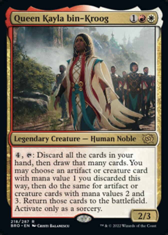 Queen Kayla bin-Kroog [The Brothers' War] | Local Legends