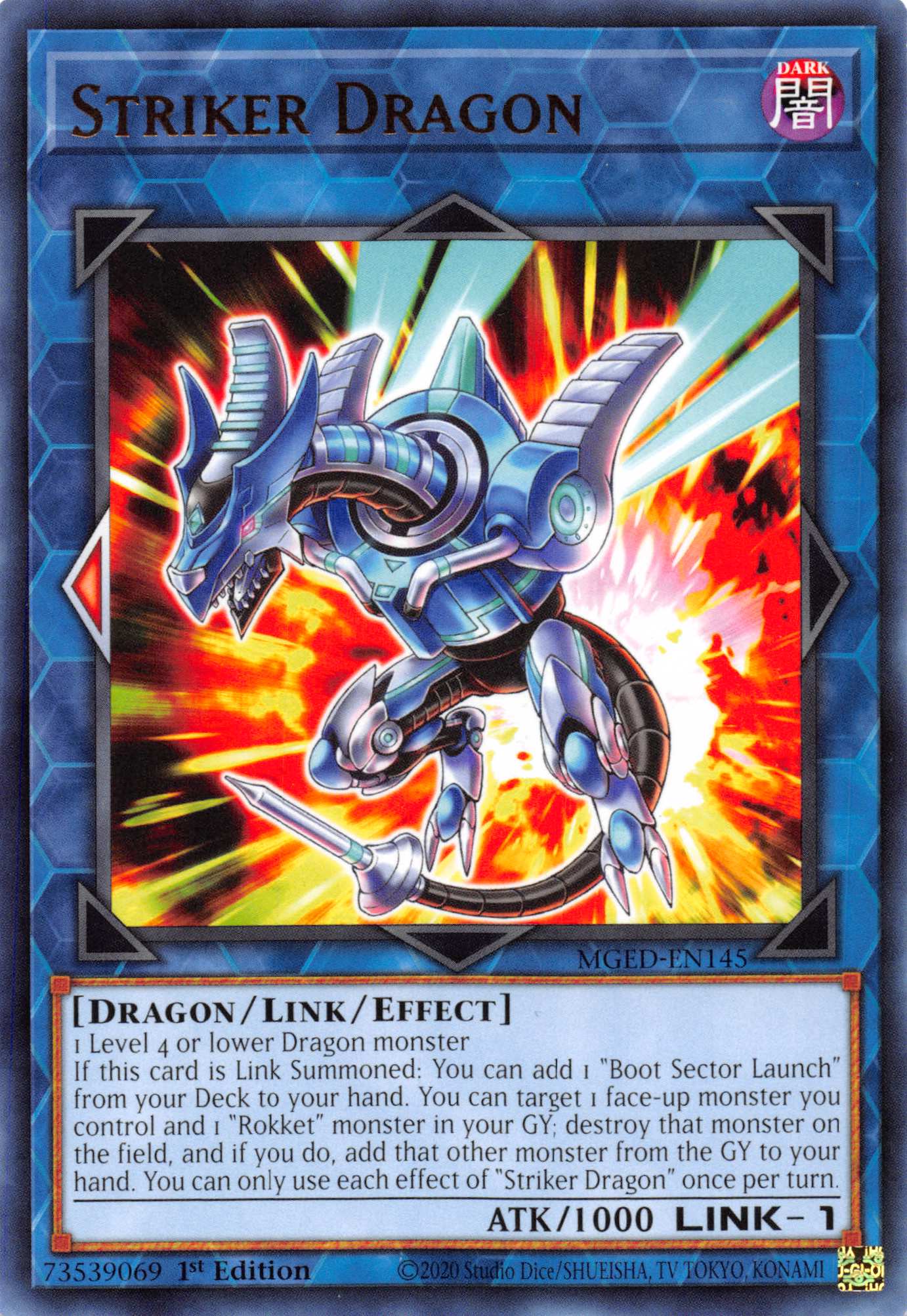 Striker Dragon [MGED-EN145] Rare | Golgari Games