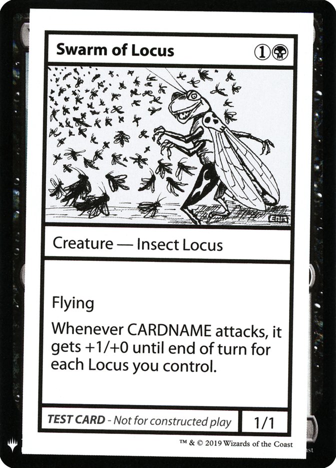 Swarm of Locus [Mystery Booster Playtest Cards] | Golgari Games