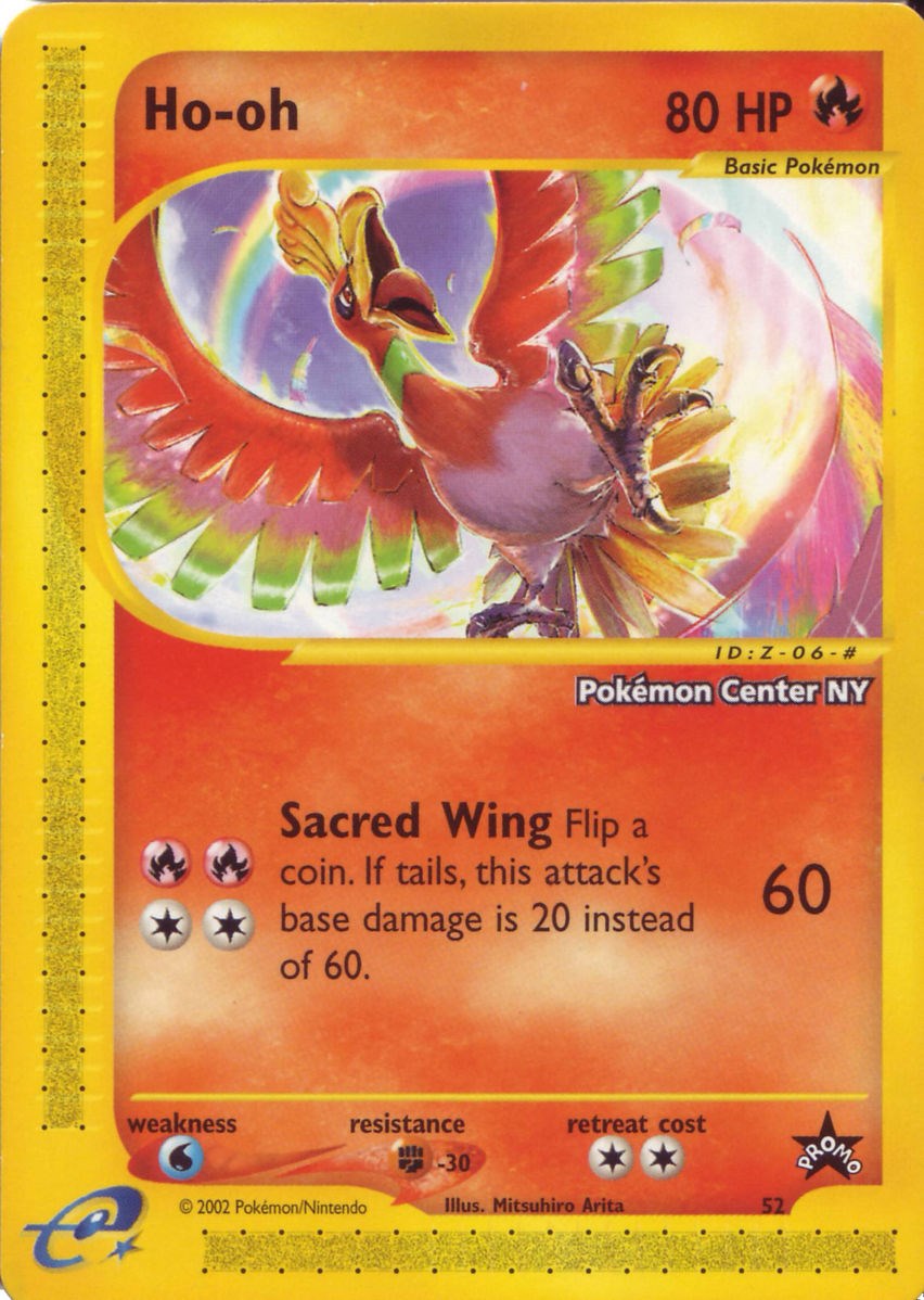 Ho-oh (52) (Pokemon Center NY Promo) [Wizards of the Coast: Black Star Promos] | Golgari Games