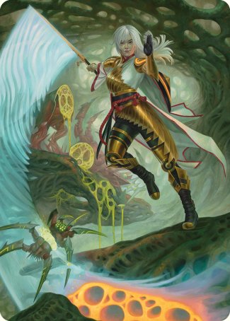 The Eternal Wanderer Art Card [Phyrexia: All Will Be One Art Series] | Local Legends