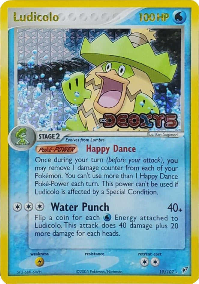 Ludicolo (19/107) (Stamped) [EX: Deoxys] | Local Legends