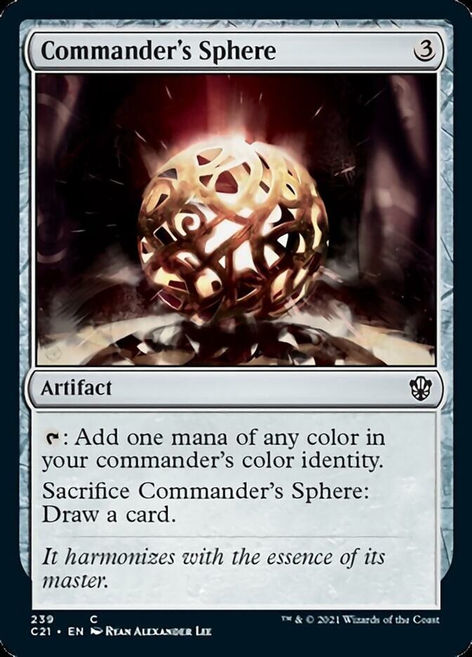 Commander's Sphere [Commander 2021] | Local Legends