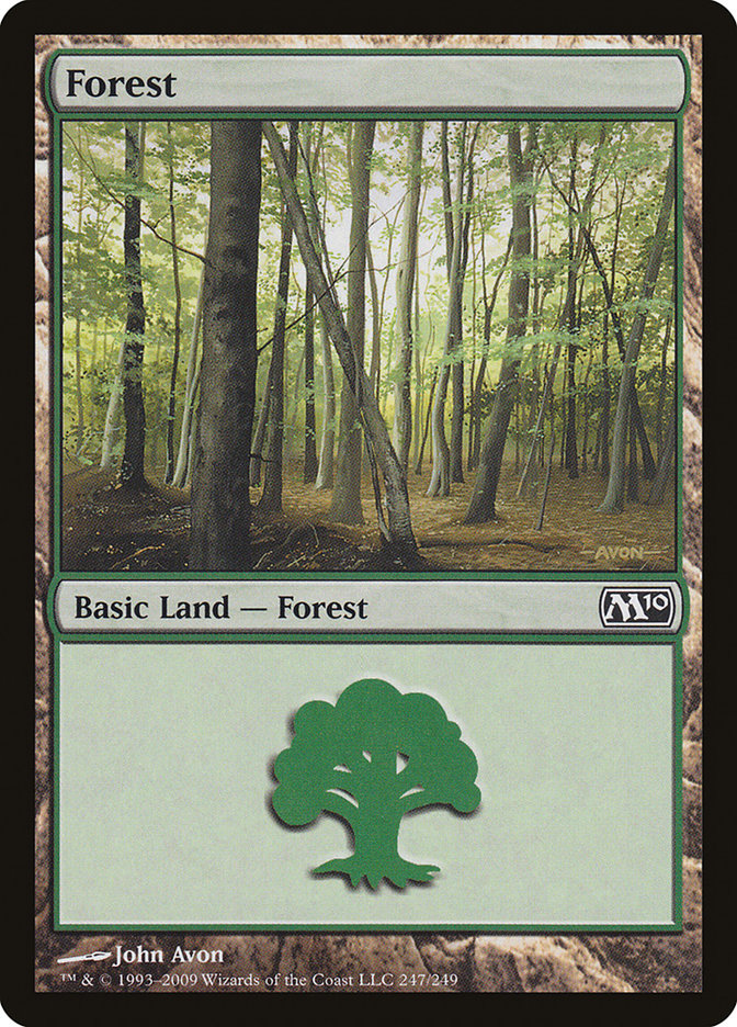 Forest (247) [Magic 2010] | Golgari Games