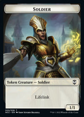 Soldier (09) // Cat Beast Double-sided Token [Streets of New Capenna Commander Tokens] | Local Legends