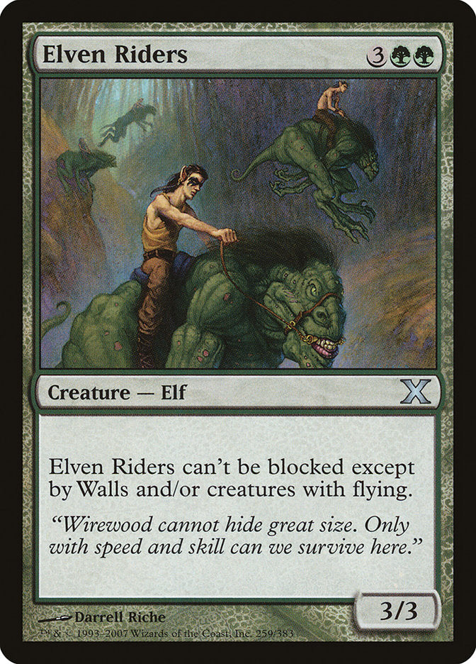 Elven Riders [Tenth Edition] | Golgari Games