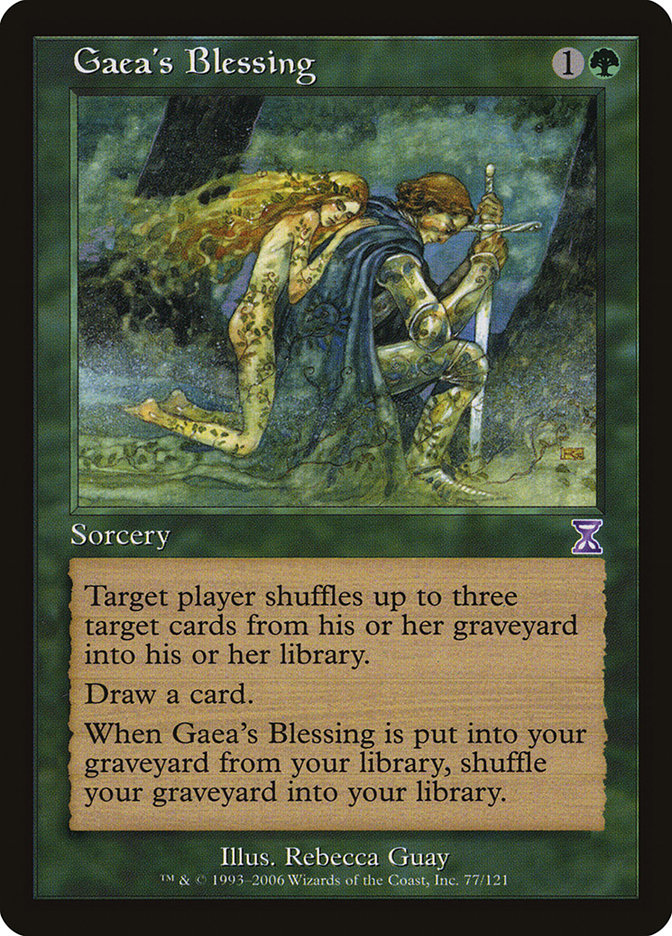 Gaea's Blessing [Time Spiral Timeshifted] | Golgari Games