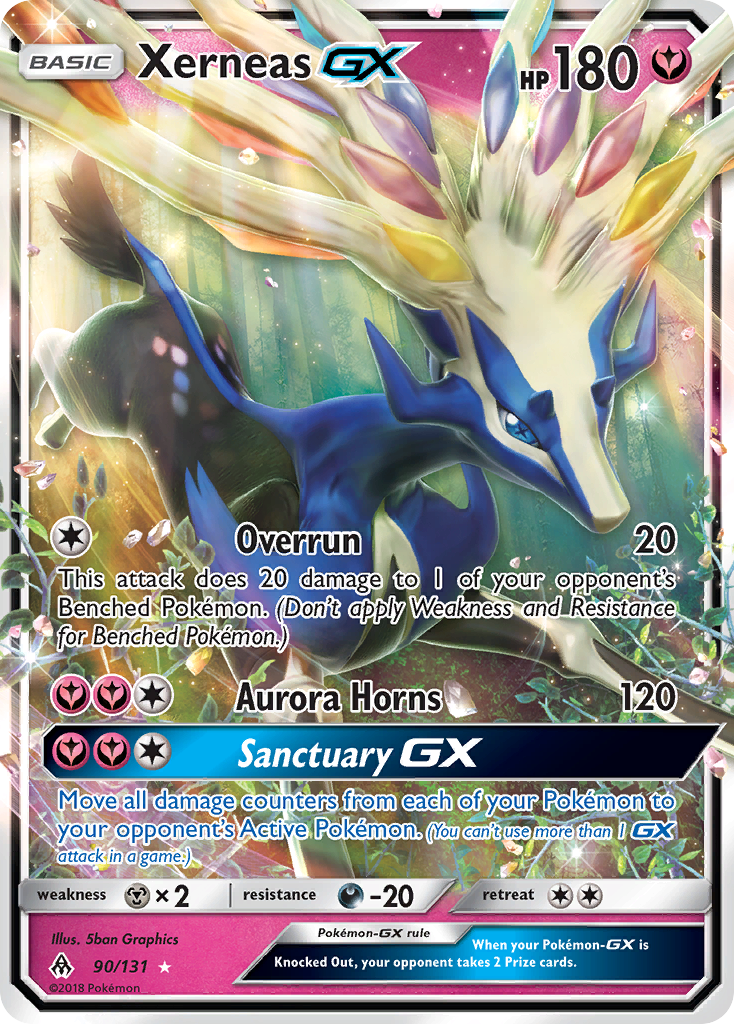 Xerneas GX (90/131) [Sun & Moon: Forbidden Light] | Golgari Games