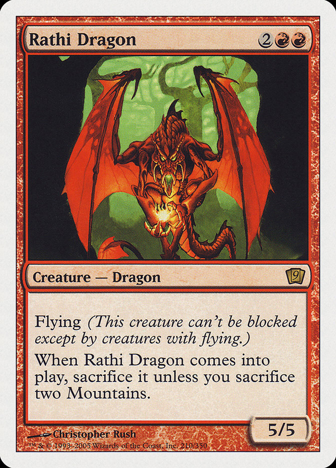 Rathi Dragon [Ninth Edition] | Golgari Games