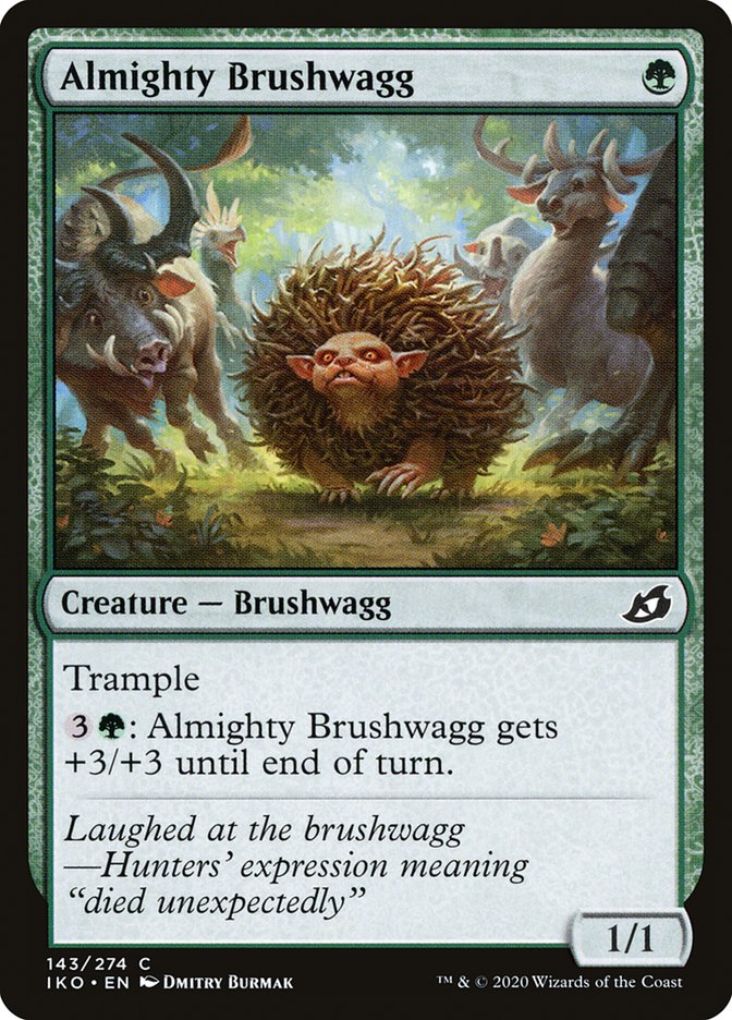 Almighty Brushwagg [Ikoria: Lair of Behemoths] | Golgari Games