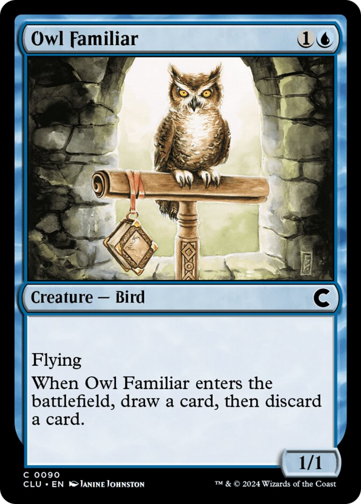 Owl Familiar [Ravnica: Clue Edition] | Local Legends