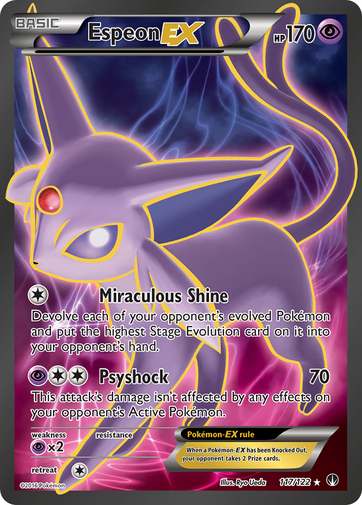 Espeon EX (117/122) [XY: BREAKpoint] | Golgari Games