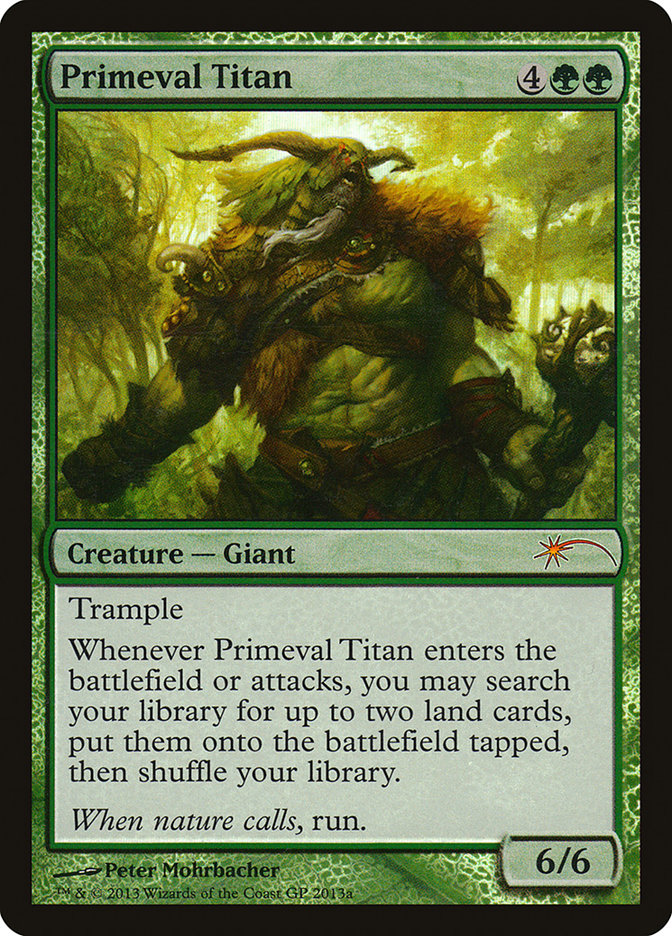 Primeval Titan (Grand Prix) [Grand Prix Promos] | Golgari Games