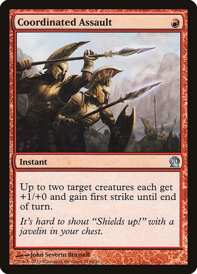 Coordinated Assault [Theros] | Local Legends