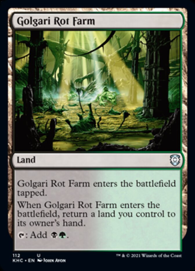 Golgari Rot Farm [Kaldheim Commander] | Golgari Games