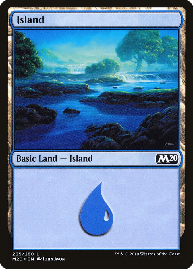 Island (265) [Core Set 2020] | Golgari Games