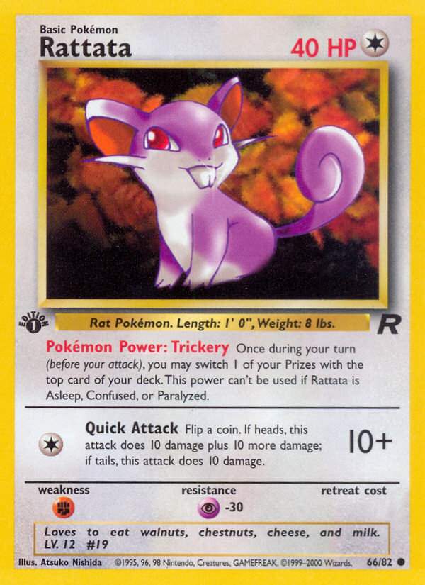 Rattata (66/82) [Team Rocket 1st Edition] | Golgari Games