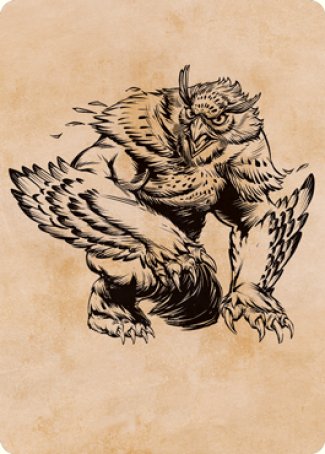 Owlbear (Showcase) Art Card [Dungeons & Dragons: Adventures in the Forgotten Realms Art Series] | Local Legends